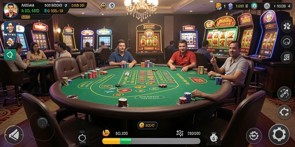Tampilan awal game 9N9N yang menawan.