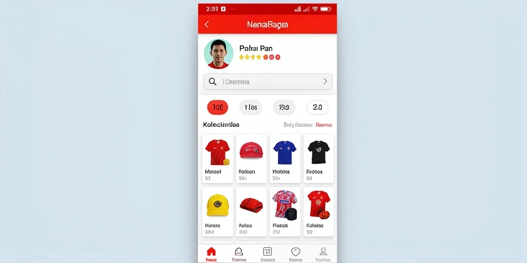 Tampilan menu utama ELANG178 yang menarik.