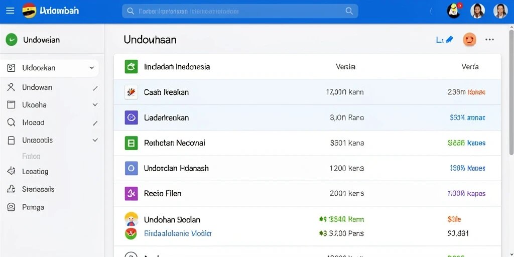 Tampilan antarmuka pengguna yang ramah dan sederhana.