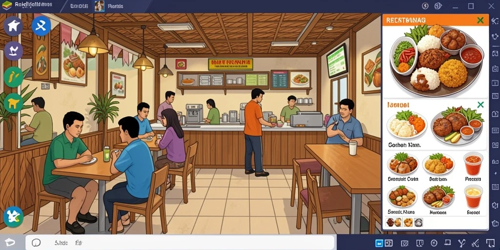 Tampilan antarmuka yang modern dan menarik.